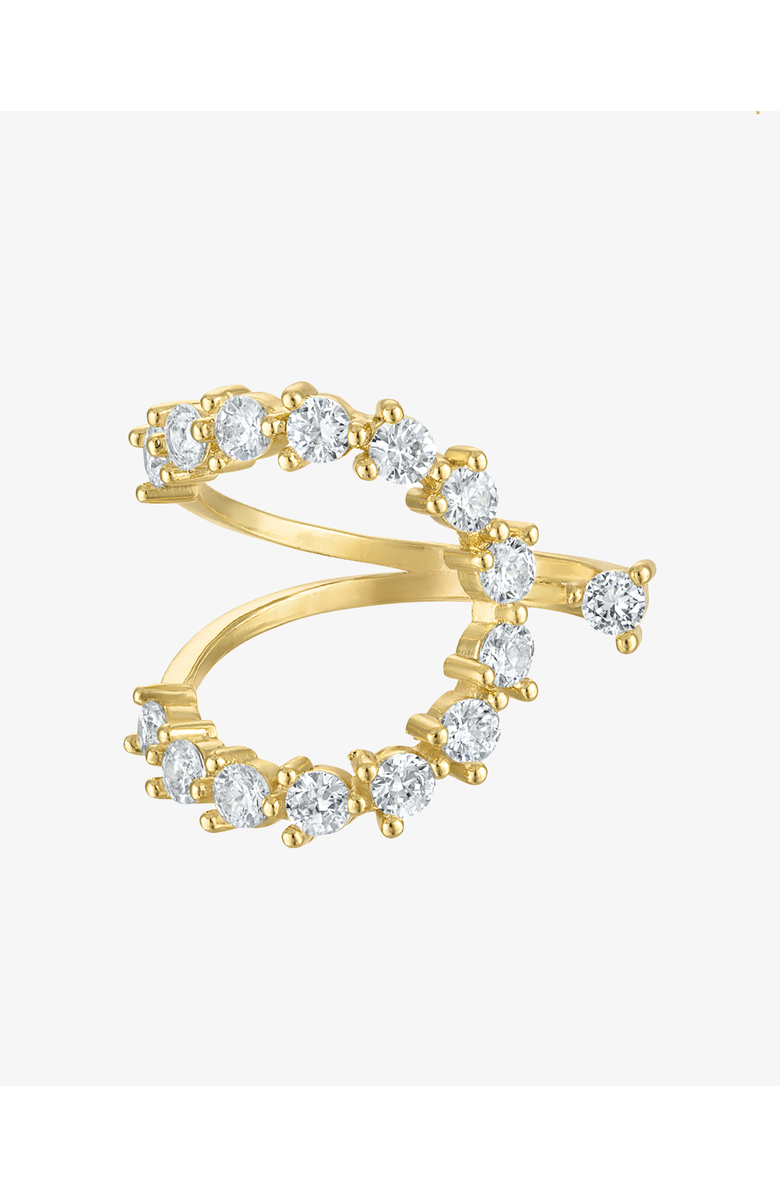 BEN ONI Goldtone Cubic Zirconia Open Ring, Main, color, Gold