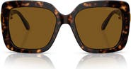 Swarovski 55mm Polarized Square Sunglasses
