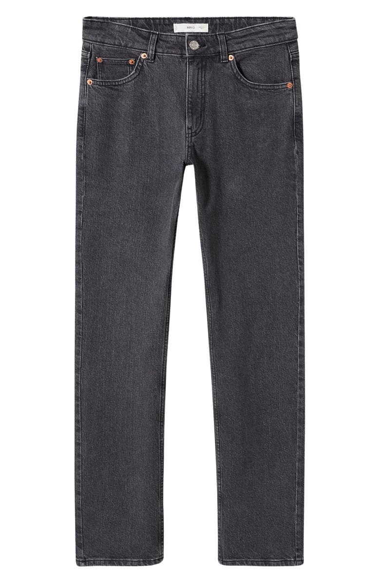 MANGO Straight Leg Jeans, Alternate, color, 