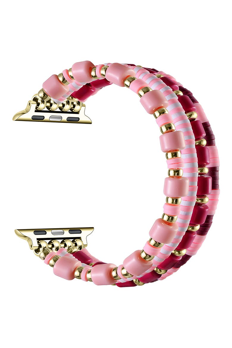 Fling Beaded Watch® Watchband, Alternate, color, PINK