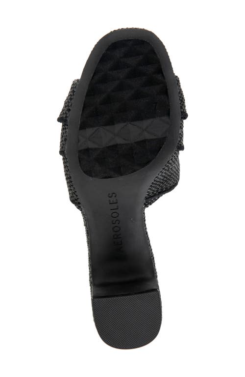 Aerosoles Gabrielle Ruffe Slide Sandal In Black