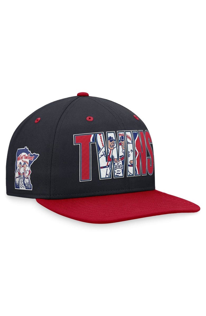 Nike Men's Nike Navy Minnesota Twins Cooperstown Collection Pro Snapback Hat, Main, color, Navy