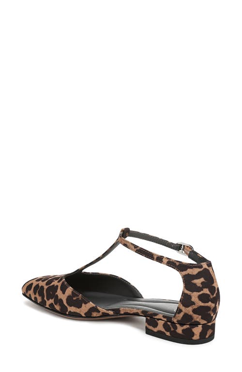 Sarto By Franco Sarto Delmira T-strap Flat In Animal Print
