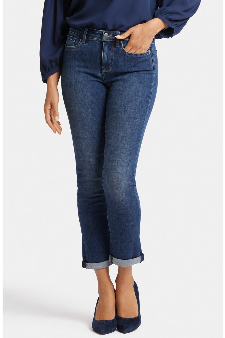 Sheri Cuff Ankle Jeans, Main, color, WELLSPRING