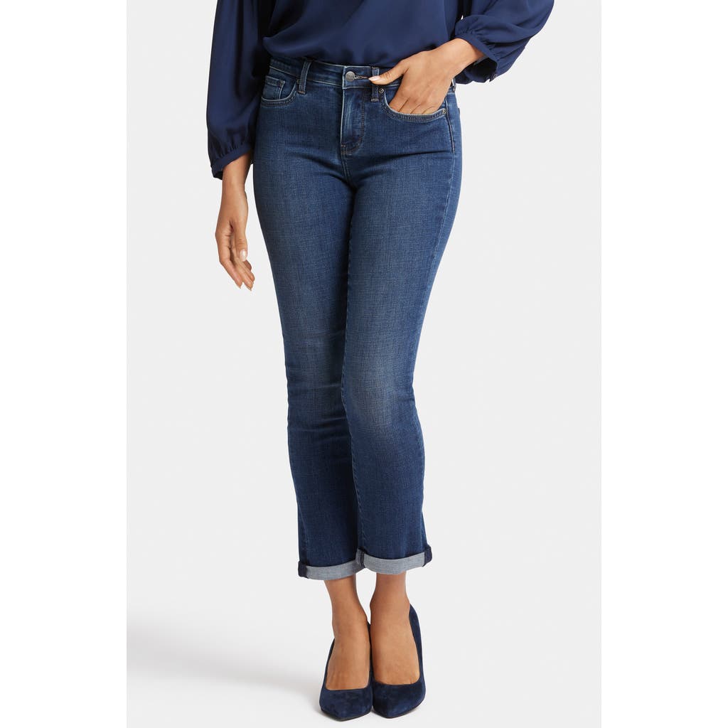 Nydj Sheri Slim Ankle Cuffed Jeans In Wellspring In Wellspring