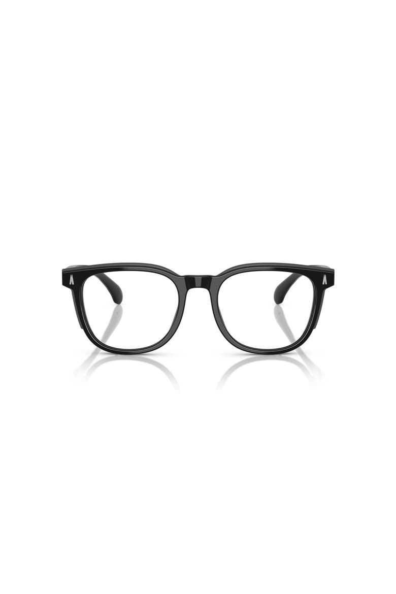 52mm Square optical glasses, Alternate, color, Black