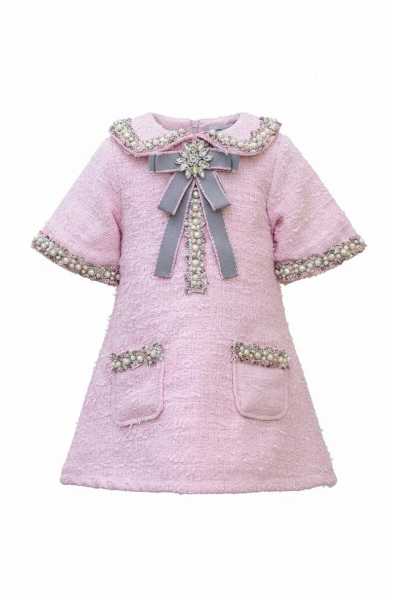 Prettiest Doll Cute Dressy Dress, Main, color, Pink