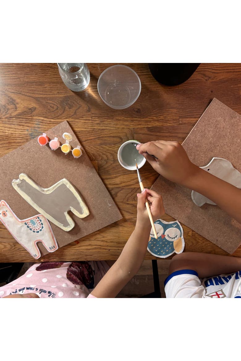 Kids Animal Clay Kit- 4 Art Projects, Alternate, color, Burnt orange
