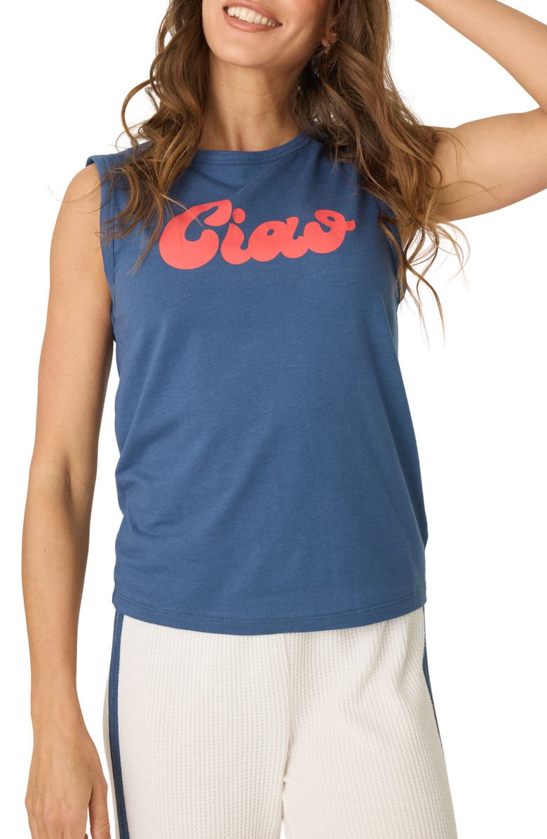 PJ Salvage Back on Track Pajama Tank, Main, color,