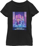 KPop Demon Hunters Girl's KPop Demon Hunters HUNTR/X World Tour Poster  Graphic T-Shirt