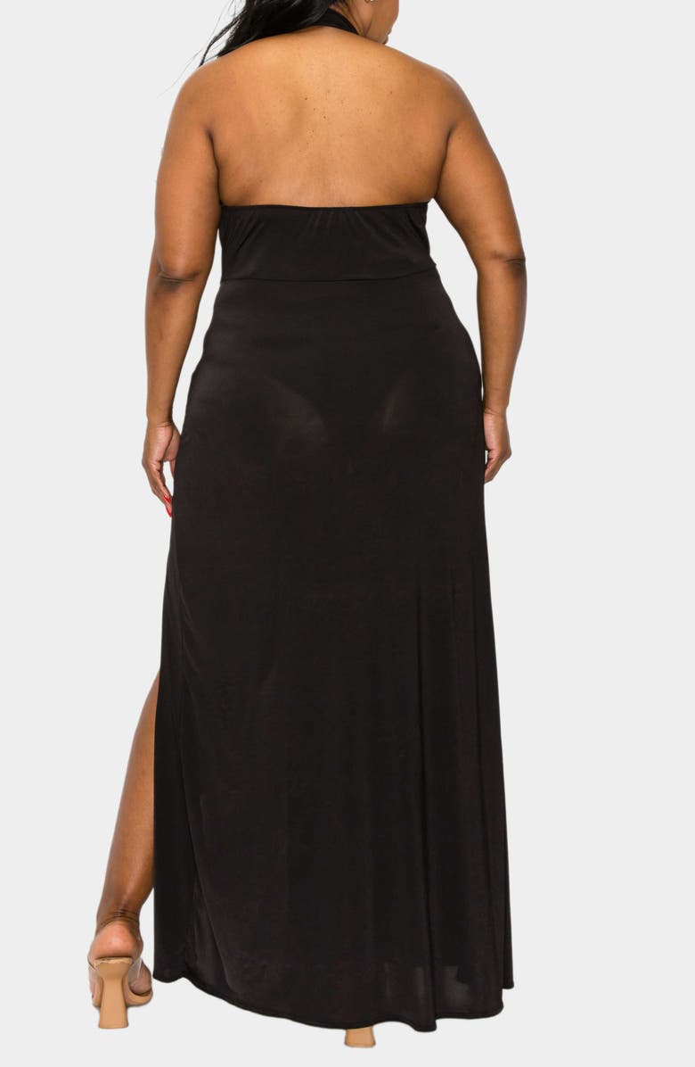 L I V D Gisele Halter Maxi Dress, Alternate, color, 