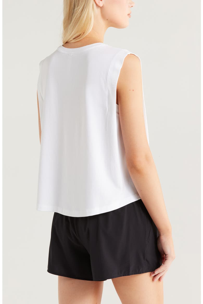 New Take Boxy Tank Top, Alternate, color, WHITE