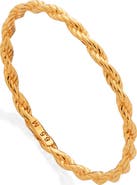 Monica Vinader Textured Slim Ring