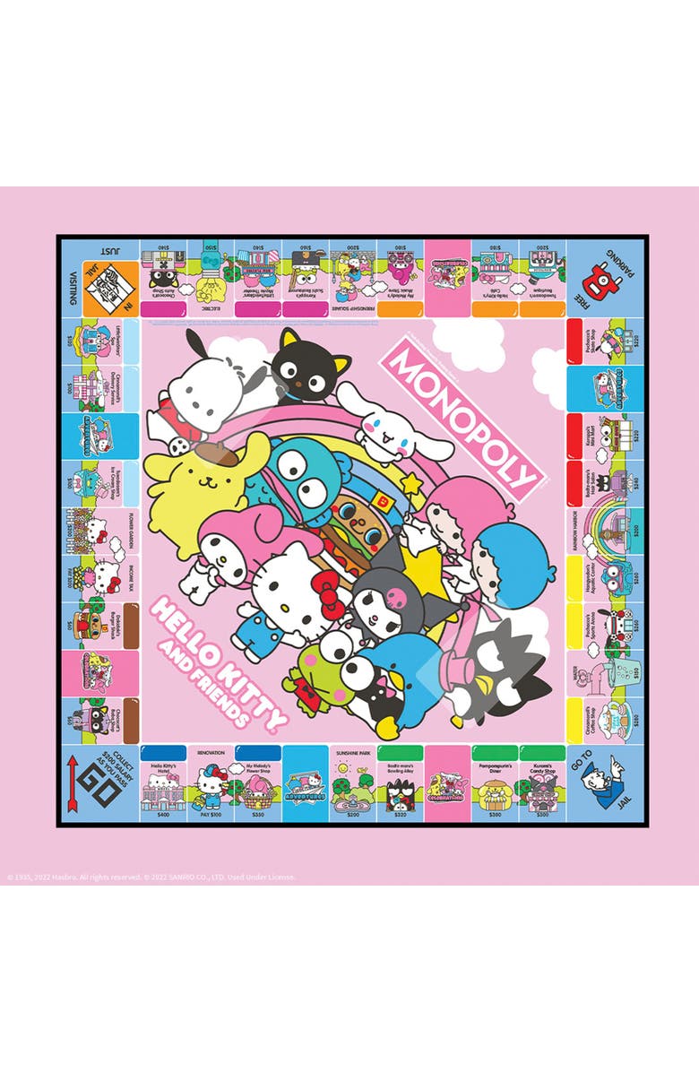 Monopoly Hello Kitty & Friends Strategy Board Game, Alternate, color, Multicolored