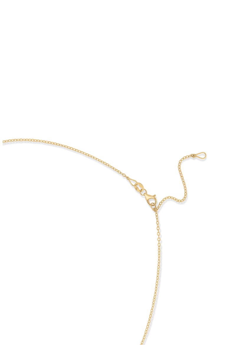 18K Gold Diamond Small Circle Pendant Necklace, Alternate, color, 18K YELLOW GOLD/ DIAMOND