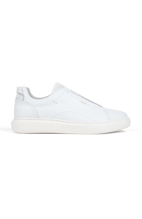 Anthony Veer Men's Lucas Lace Less Sneaker In White