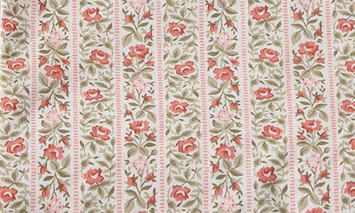 Laura Ashley Marta Stripe Cotton Percale Sheet Set In Pink