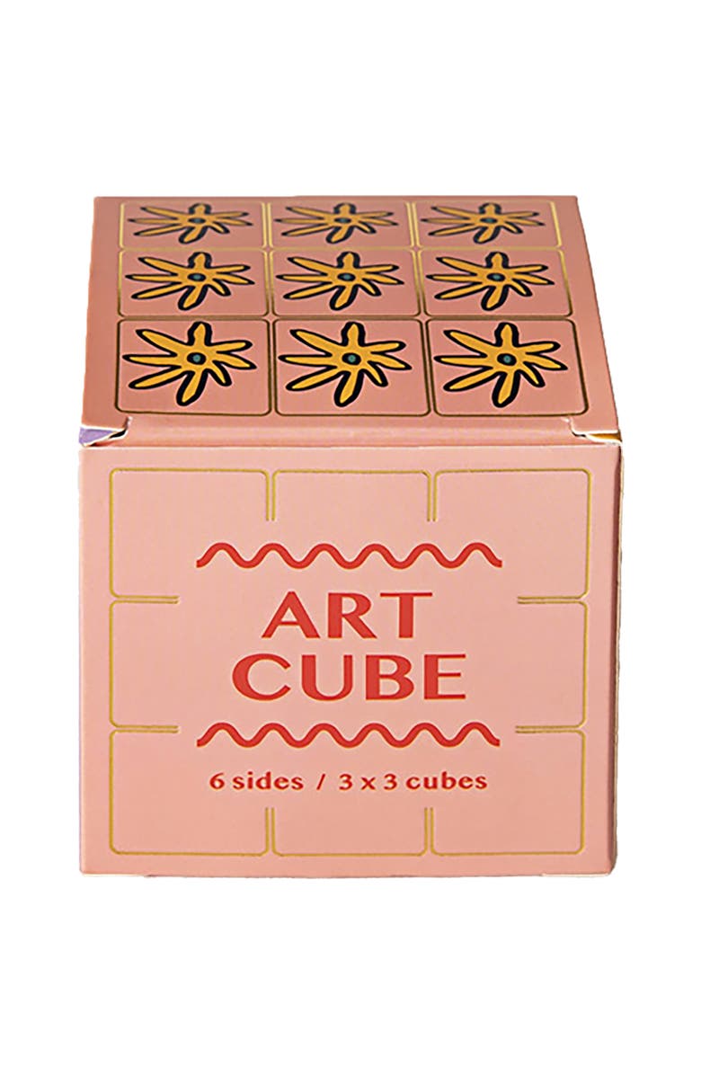 Journey of Something Art Cube Flower Pop 6 Sided Puzzle Game, Main, color, Multicolored