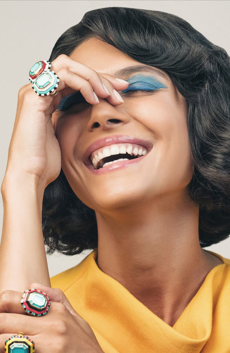 NeverNoT Grab 'n' Go Ready to Release Turquoise Ring, Alternate, color, 