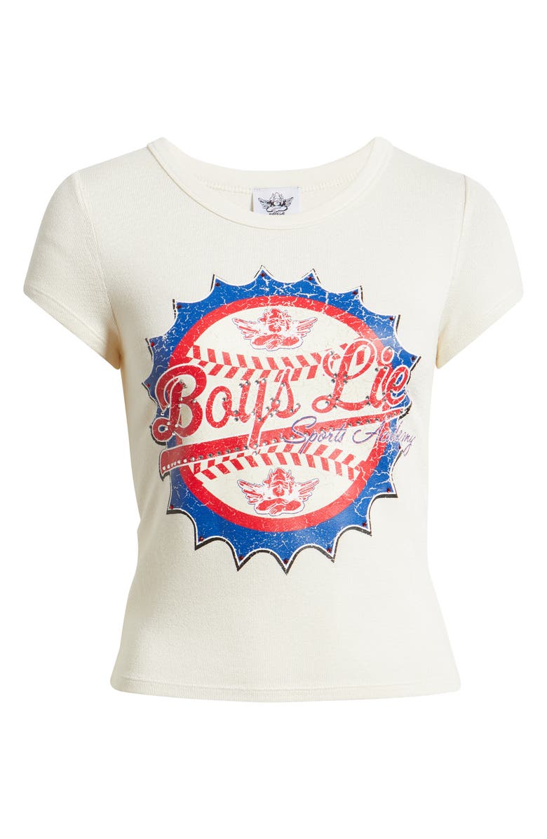 BOYS LIE Sporty Spice Graphic Baby Tee, Alternate, color, White