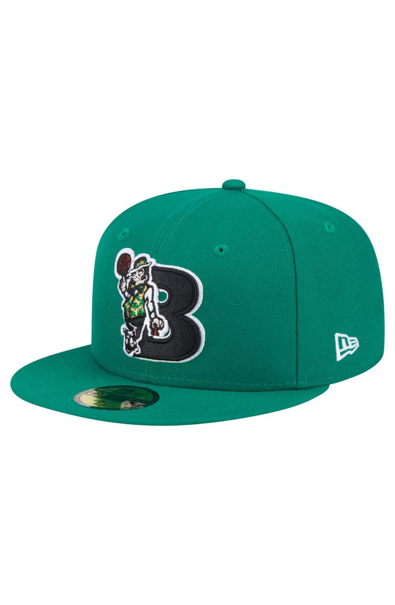 New Era Men's New Era  Kelly Green Boston Celtics Deceptor 59FIFTY Fitted Hat, Alternate, color, Kelly Green