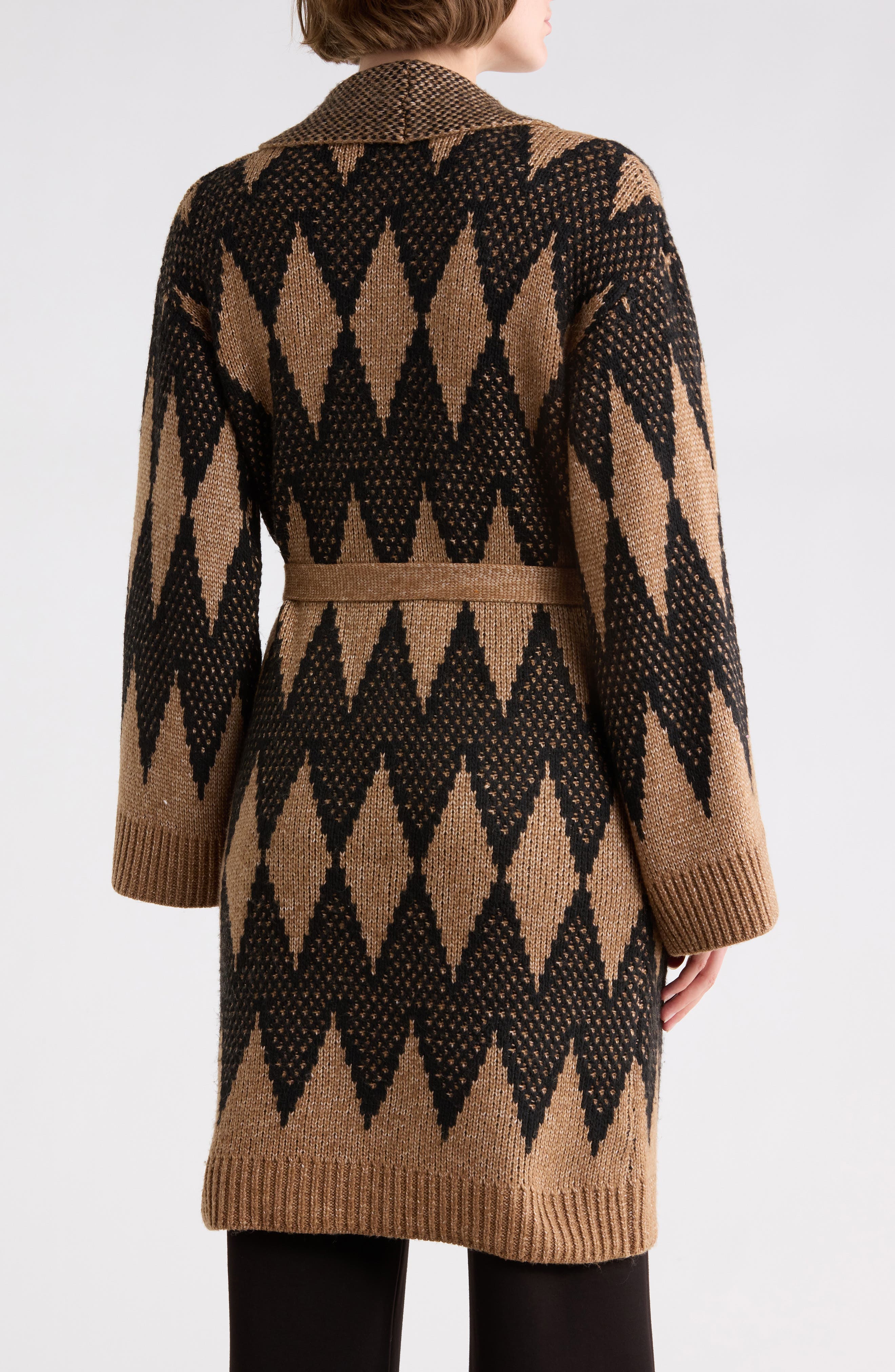 Long Sleeve Pattern Sweater - image 4