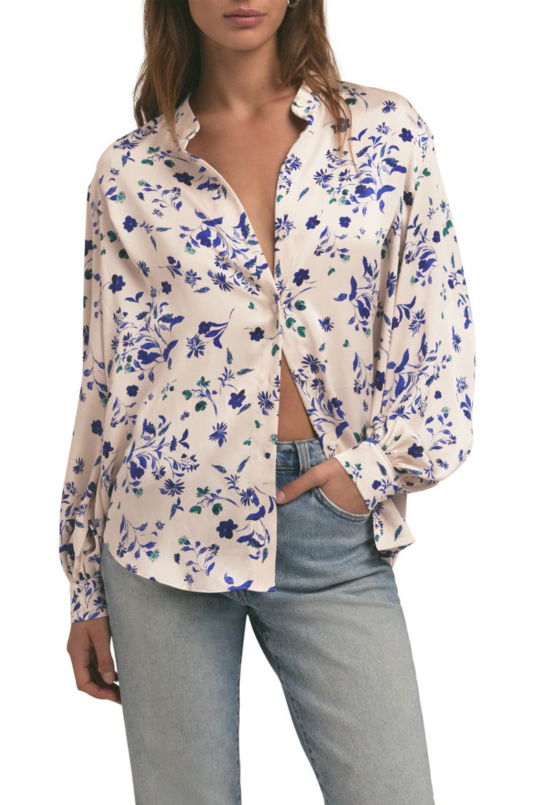 The Lauren Floral Print Shirt, Main, color, PRETTY IN PINK FLO
