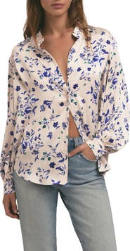 Favorite Daughter The Lauren Floral Print Shirt