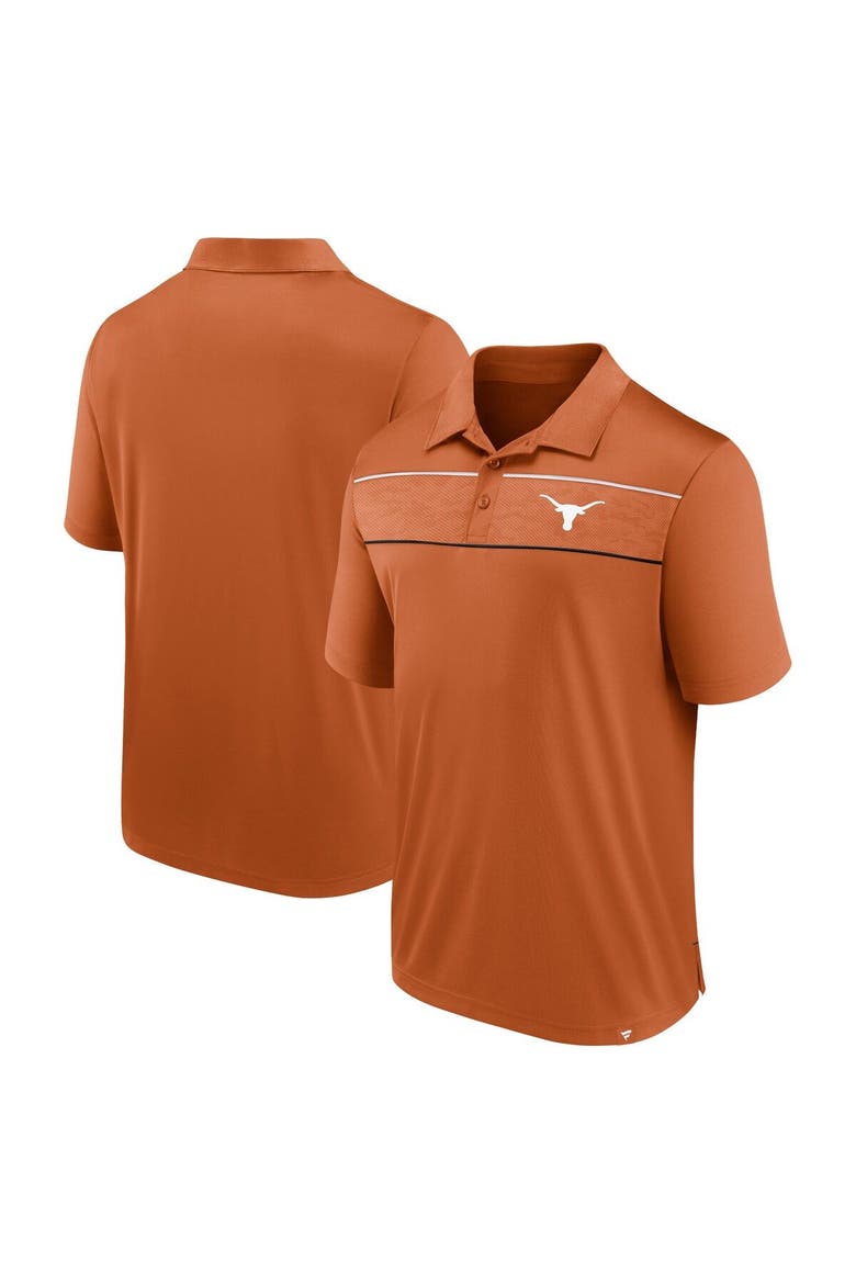 Men's Fanatics Branded Texas Orange Texas Longhorns Defender Polo, Alternate, color, Burnt Orange