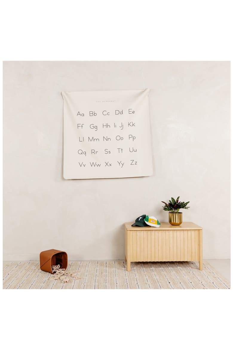 Small Tapestry, Alternate, color, ALPHABET