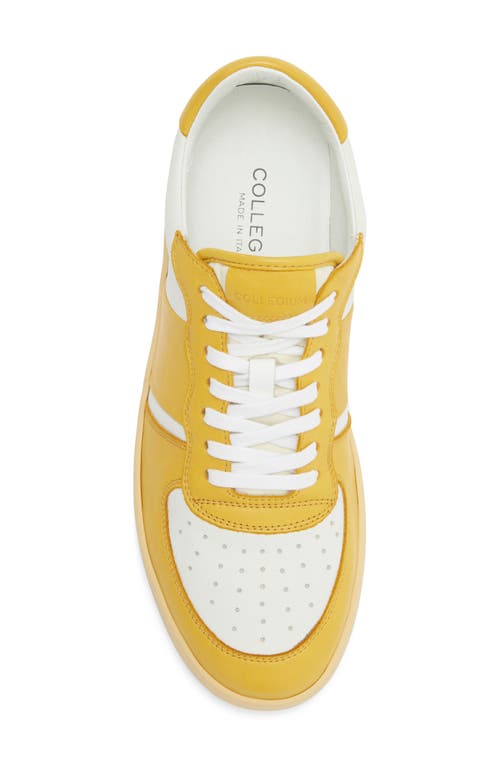 Collegium Pillar Destroyer Low Top Sneaker In Yellow