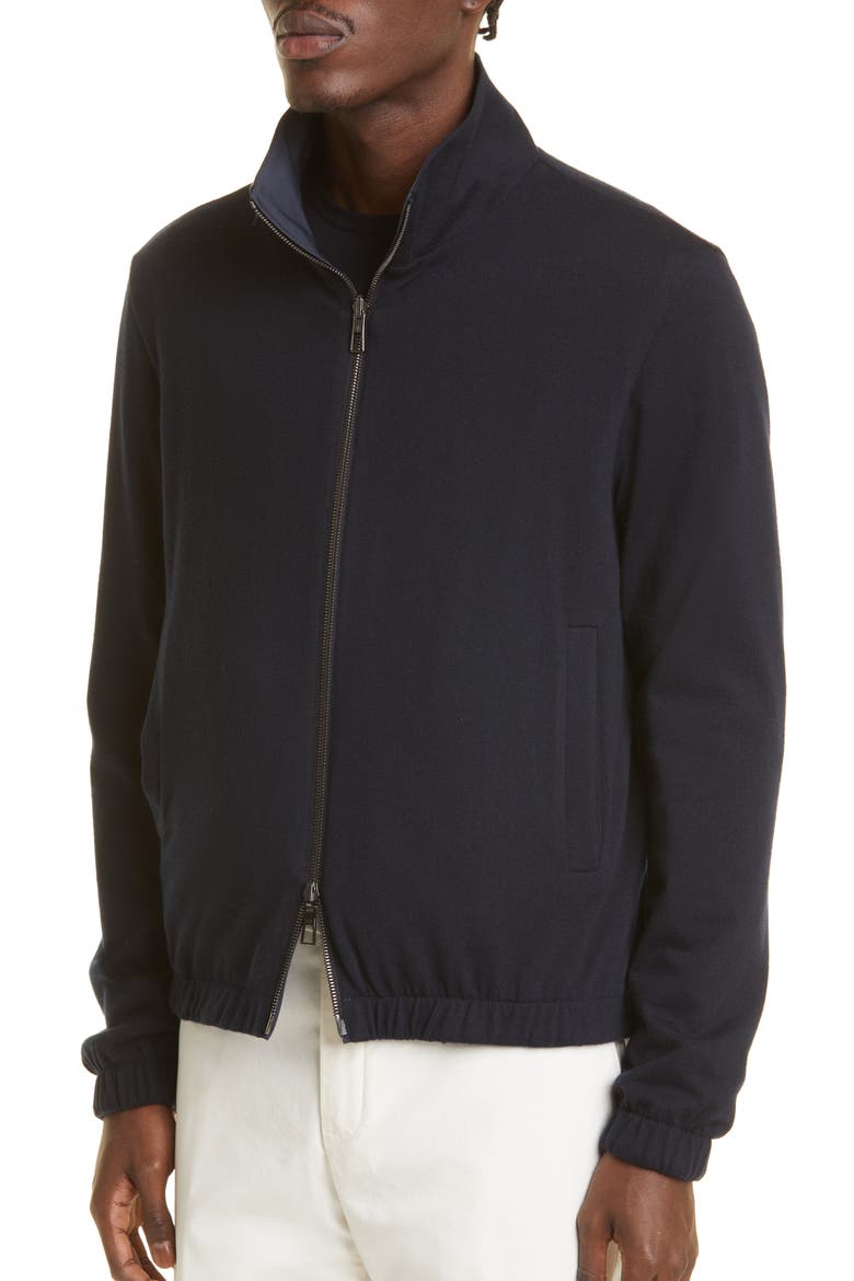 Windmate® Storm System® Waterproof Reversible Bomber Jacket, Alternate, color, BLUE NAVY