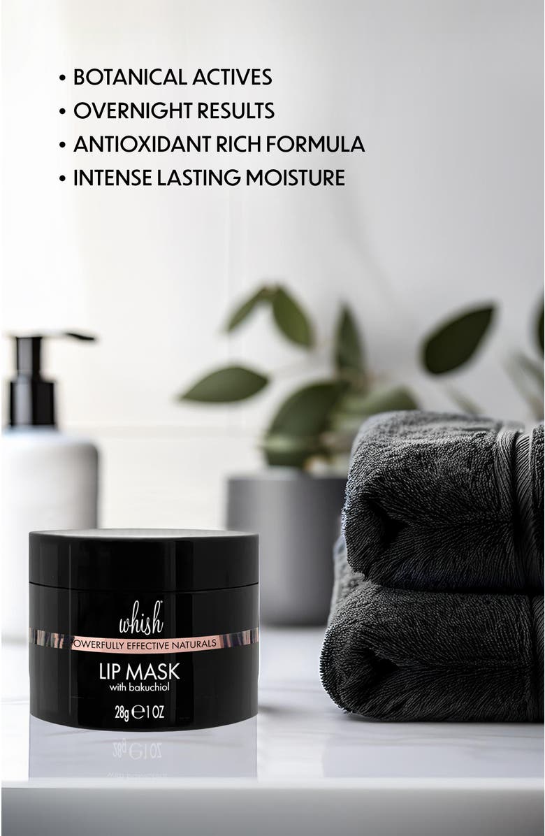 Whish Beauty Lip Mask with Bakuchiol, Alternate, color, 