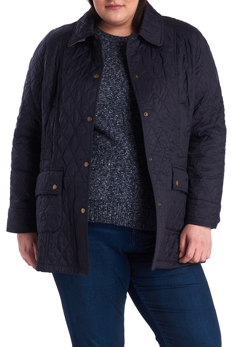 Beadnell Summer Quilted Jacket, Main, color, NAVY