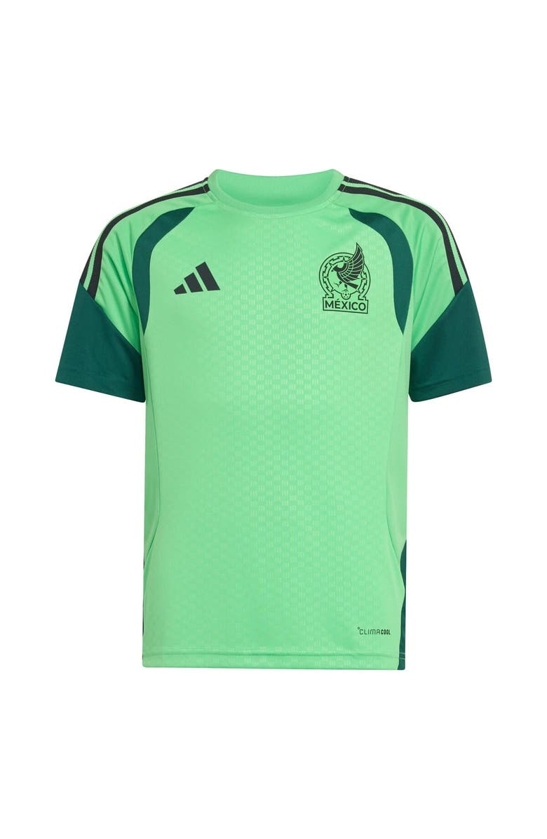 adidas Youth adidas Green Mexico National Team FIFA x World Cup 2026 Tiro Training Jersey, Alternate, color, Green