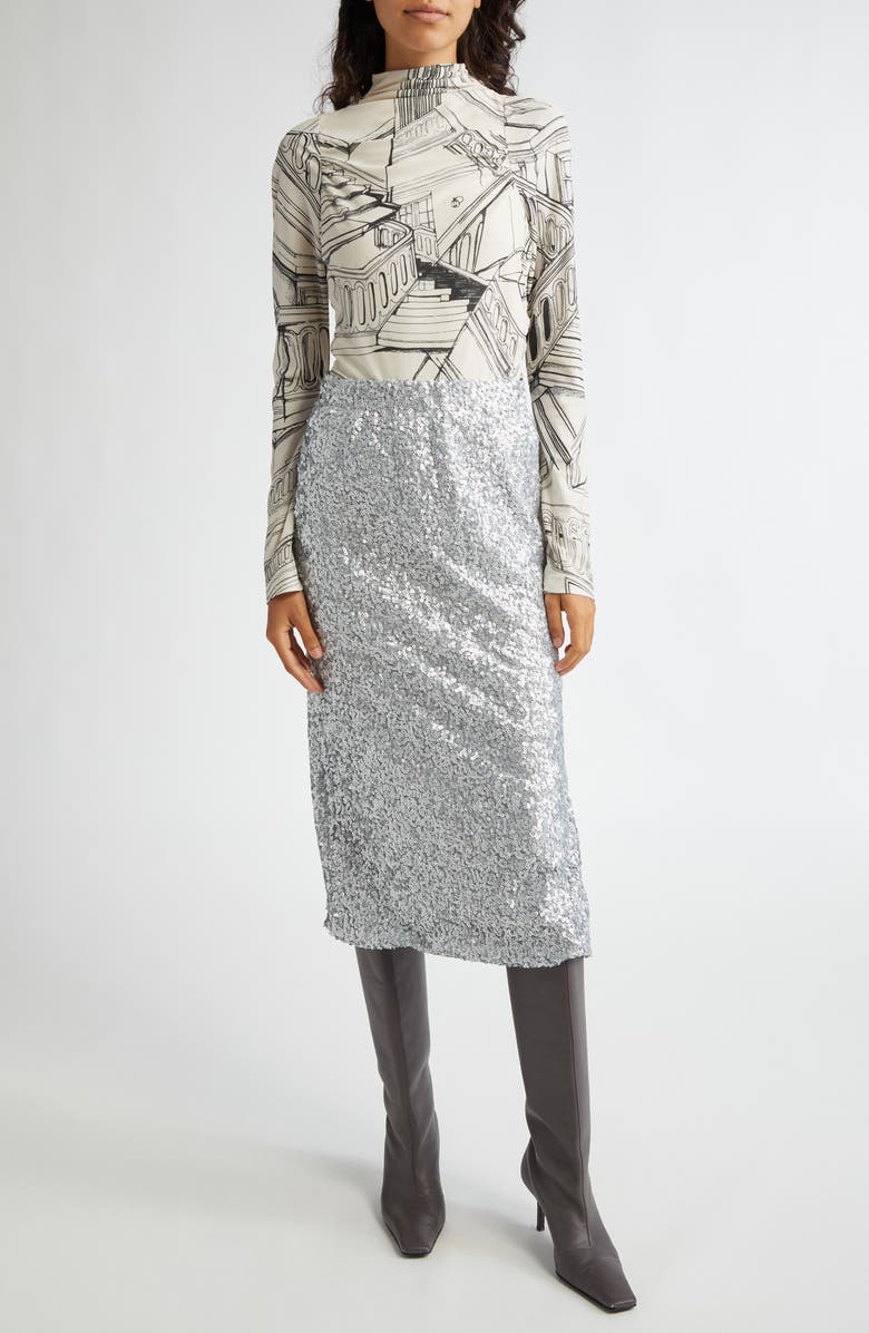 Stine Goya Staircase Print Long Sleeve Top | Nordstromrack
