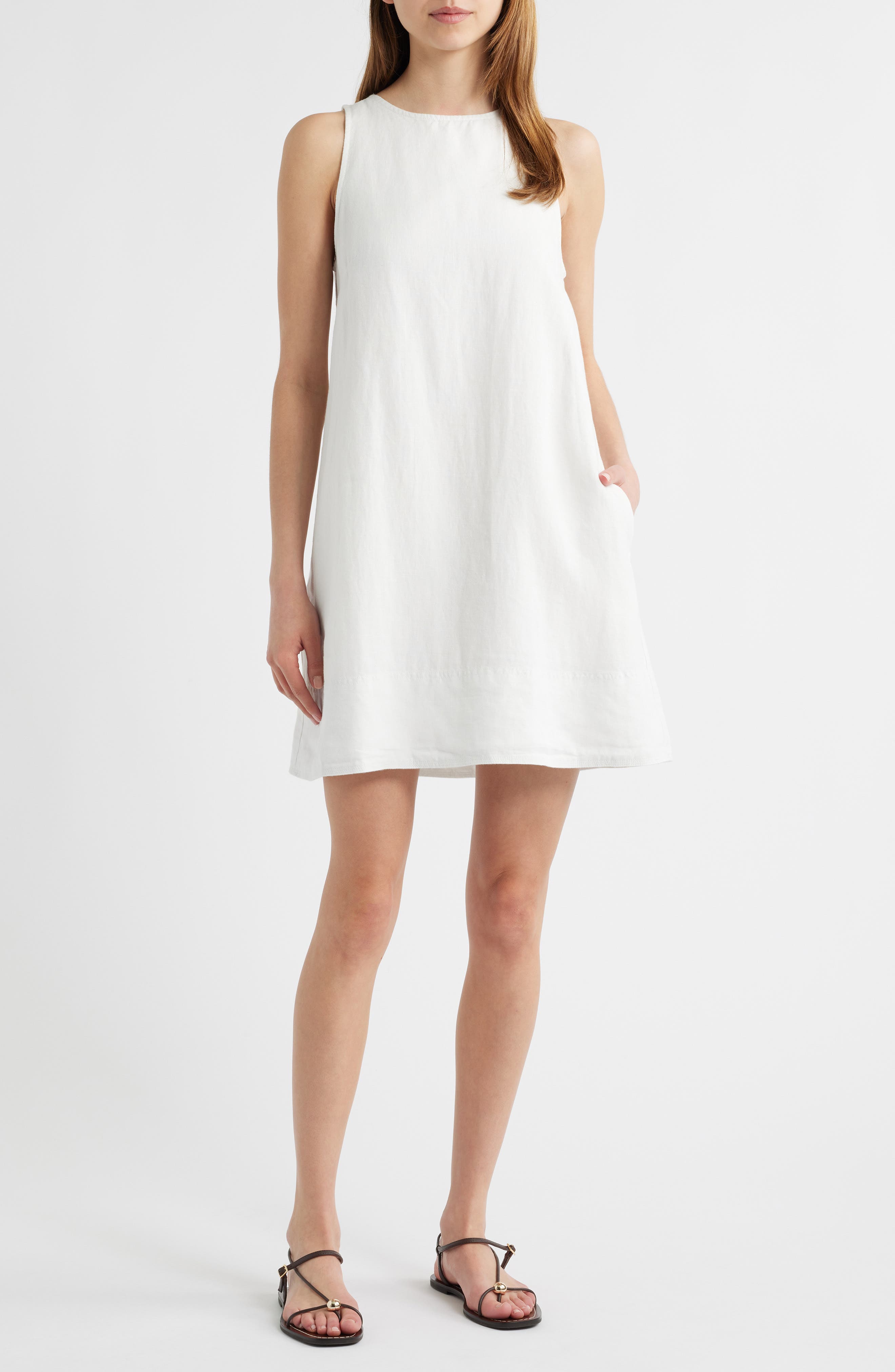 Madewell Linen Shift Minidress