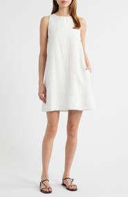 Madewell Linen Shift Minidress