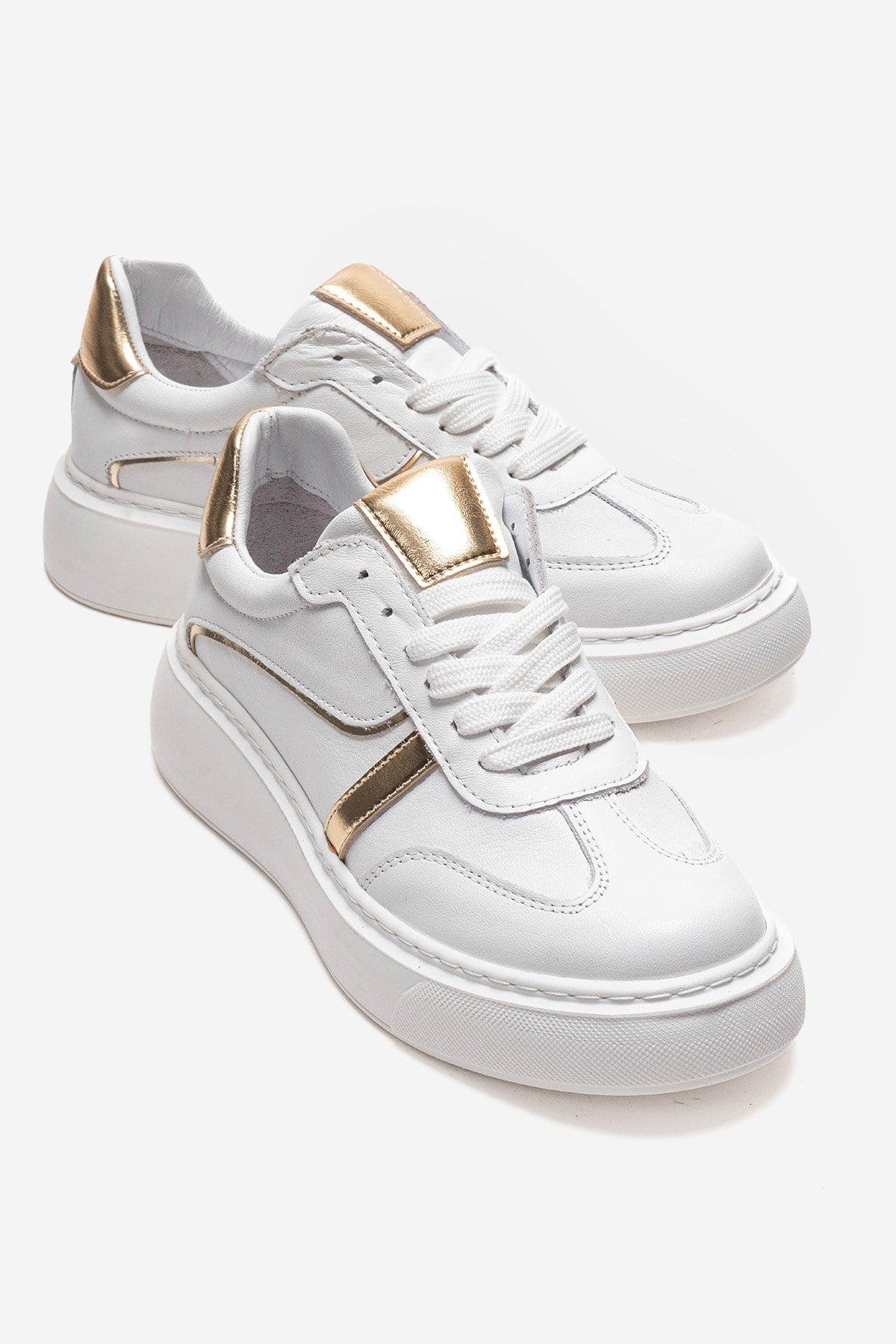 Forever & Always Shoes Ivara Leather Everyday Sneaker, Main, color, White