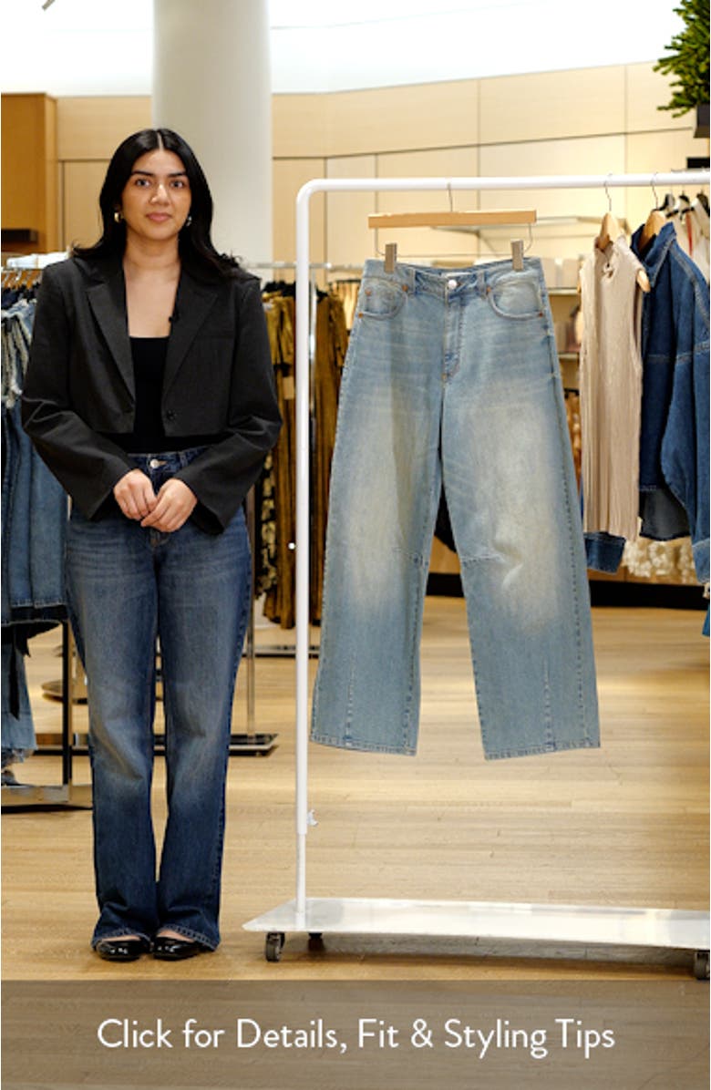 Horseshoe High Waist Barrel Jeans, sales video thumbnail