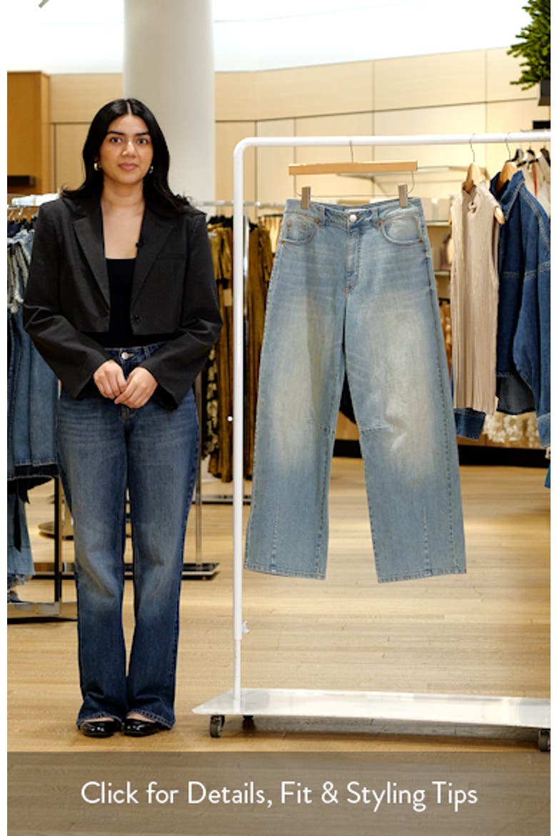 Horseshoe High Waist Barrel Jeans video