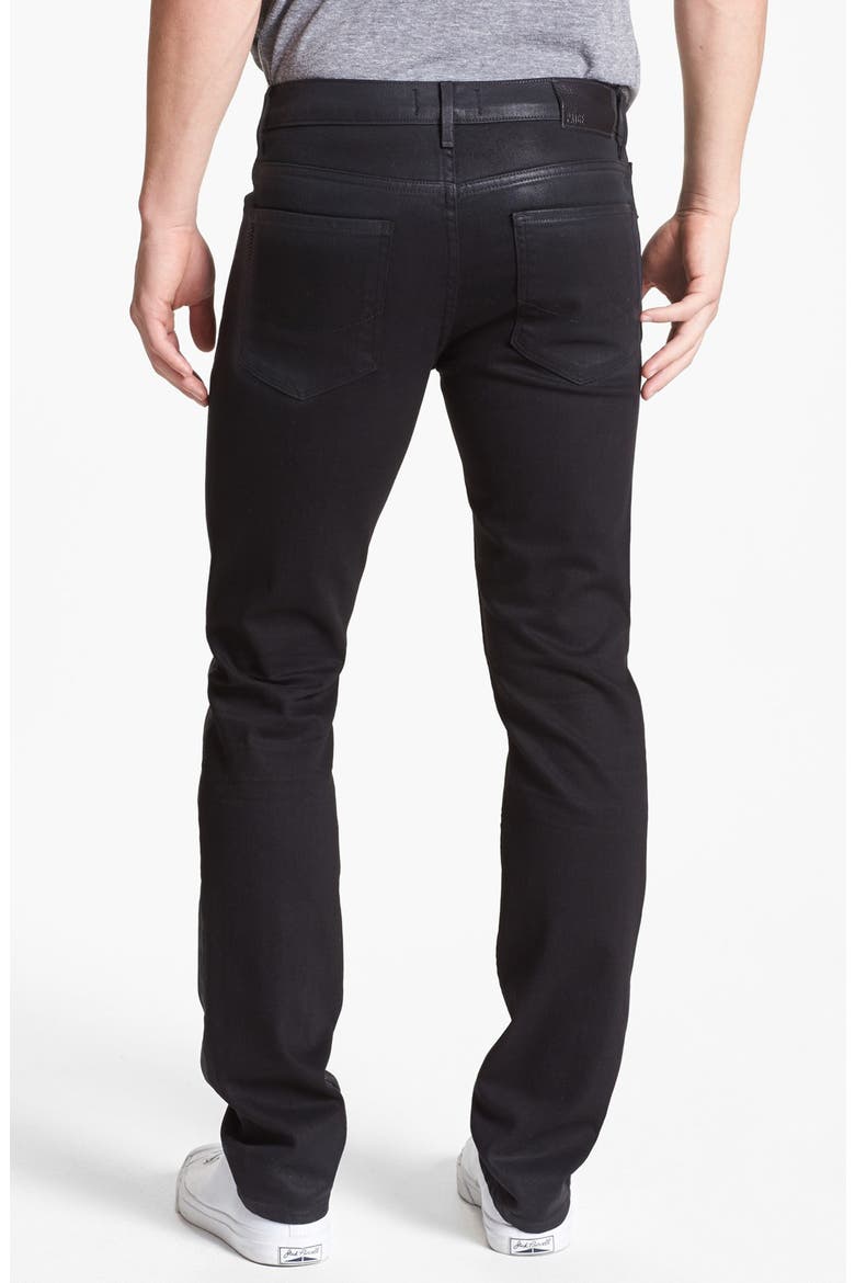 'Federal' Coated Slim Fit Jeans, Main, color, OIL SLICK
