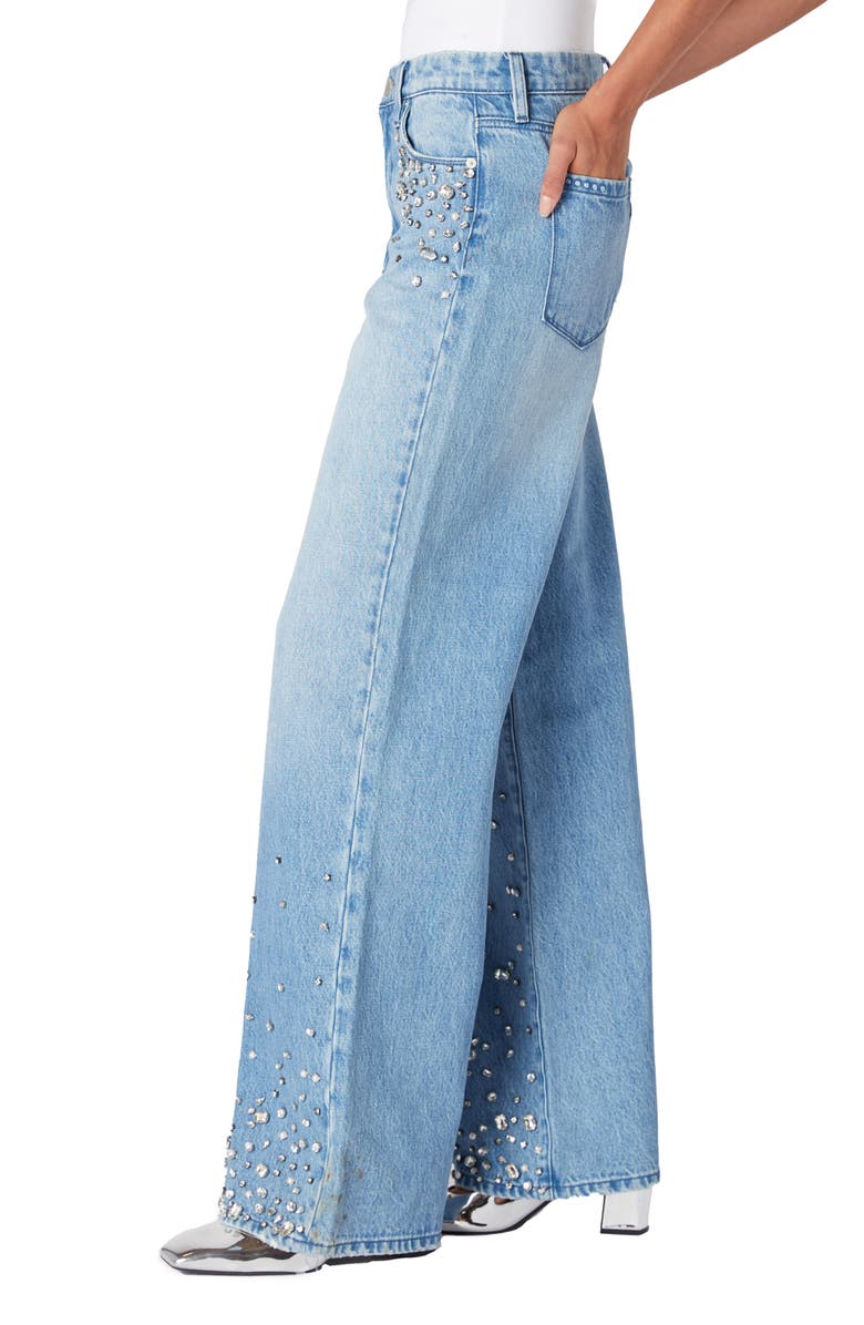 BLANKNYC The Franklin Ribcage Wide Leg Jeans, Alternate, color, 