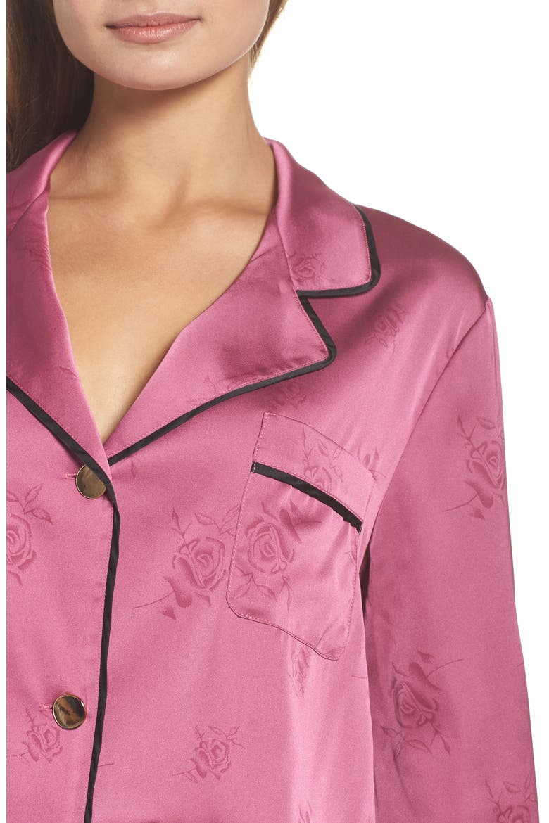 Crop Pajamas, Alternate, color, RASPBERRY