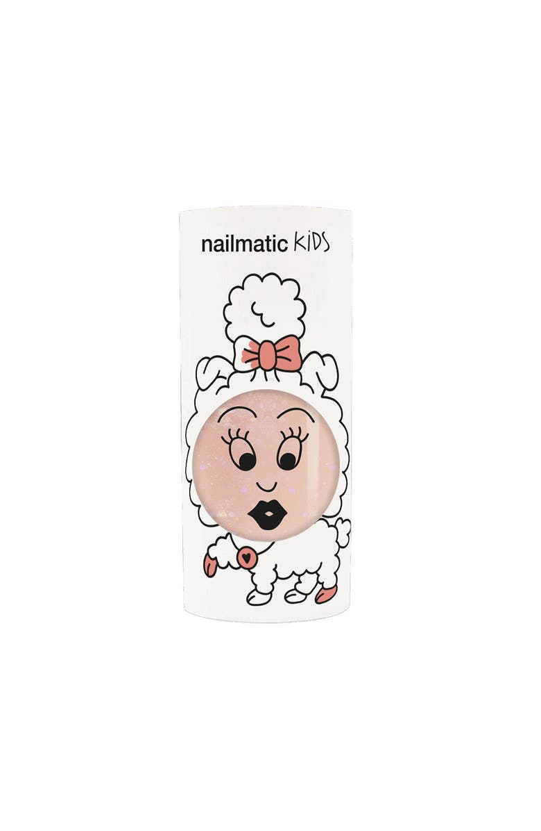 nailmatic Nail Polish For Kids, Main, color, Glitter Single Peachy Glitter