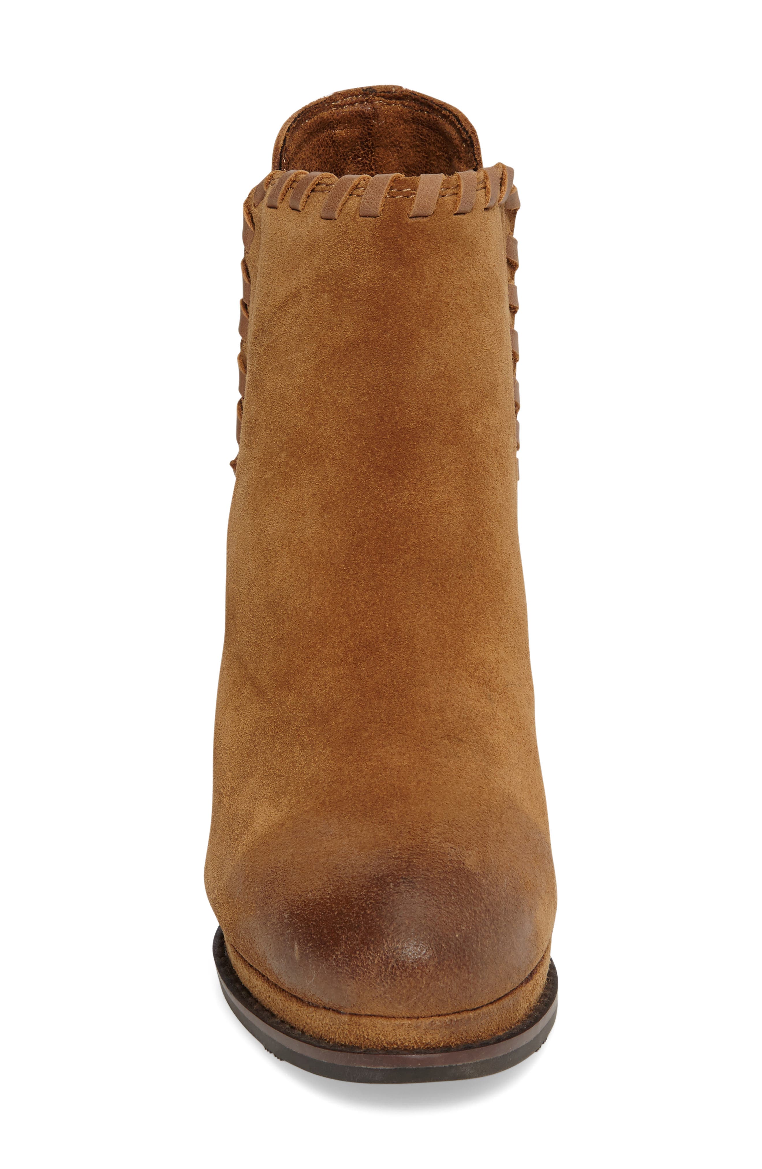 Belle Wedge Bootie, Alternate, color, SAND LEATHER
