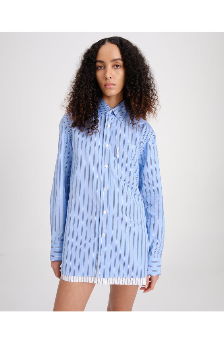 Hommegirls Mini Shirtdress, Main, color, 