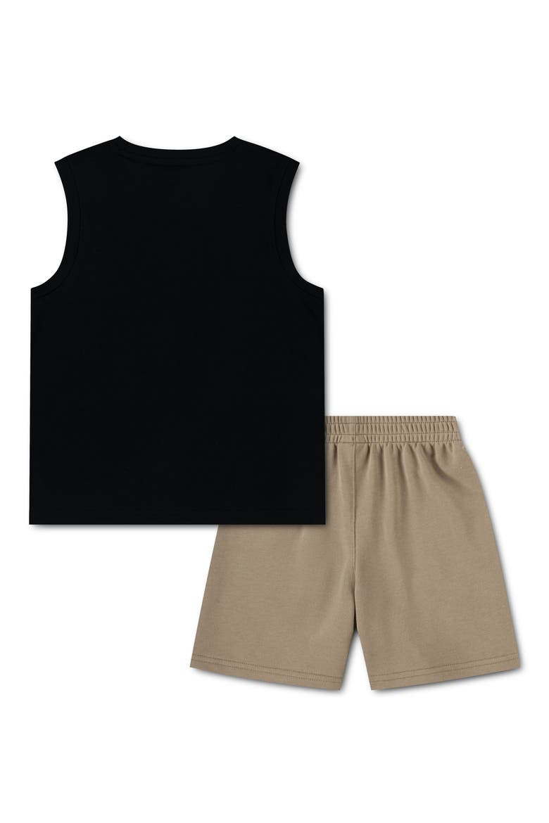 Kids' MJ Festival Graphic Tank & Pull-On Shorts Set, Alternate, color, KHAKI