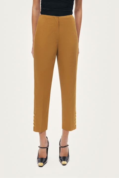 Tailored Ankle-Length Pants