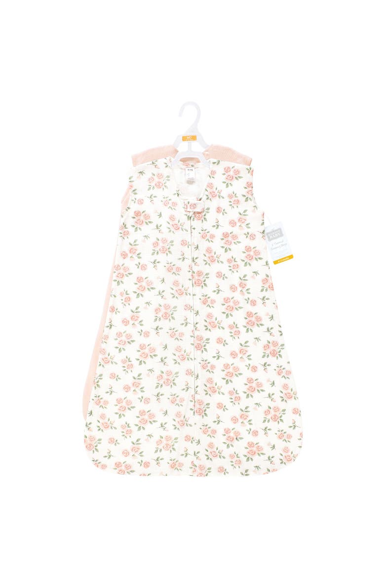 Thermal Sleeveless Sleeping Bag 2pk, Alternate, color, Soft Pink Sage Rose